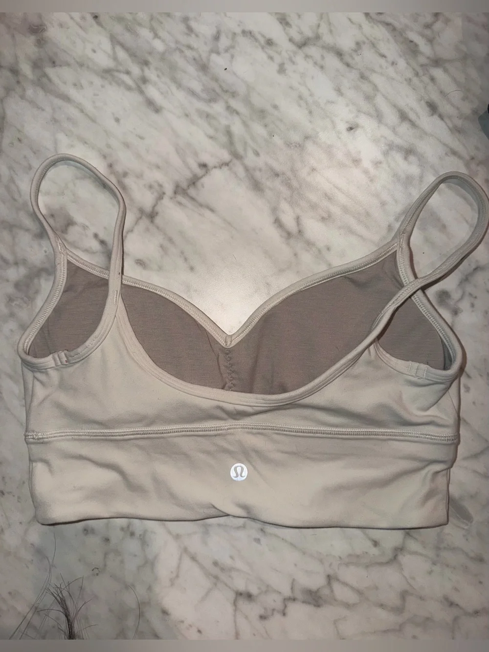 Lululemon Align Sweetheart Sports Bra - Bone - Size 8